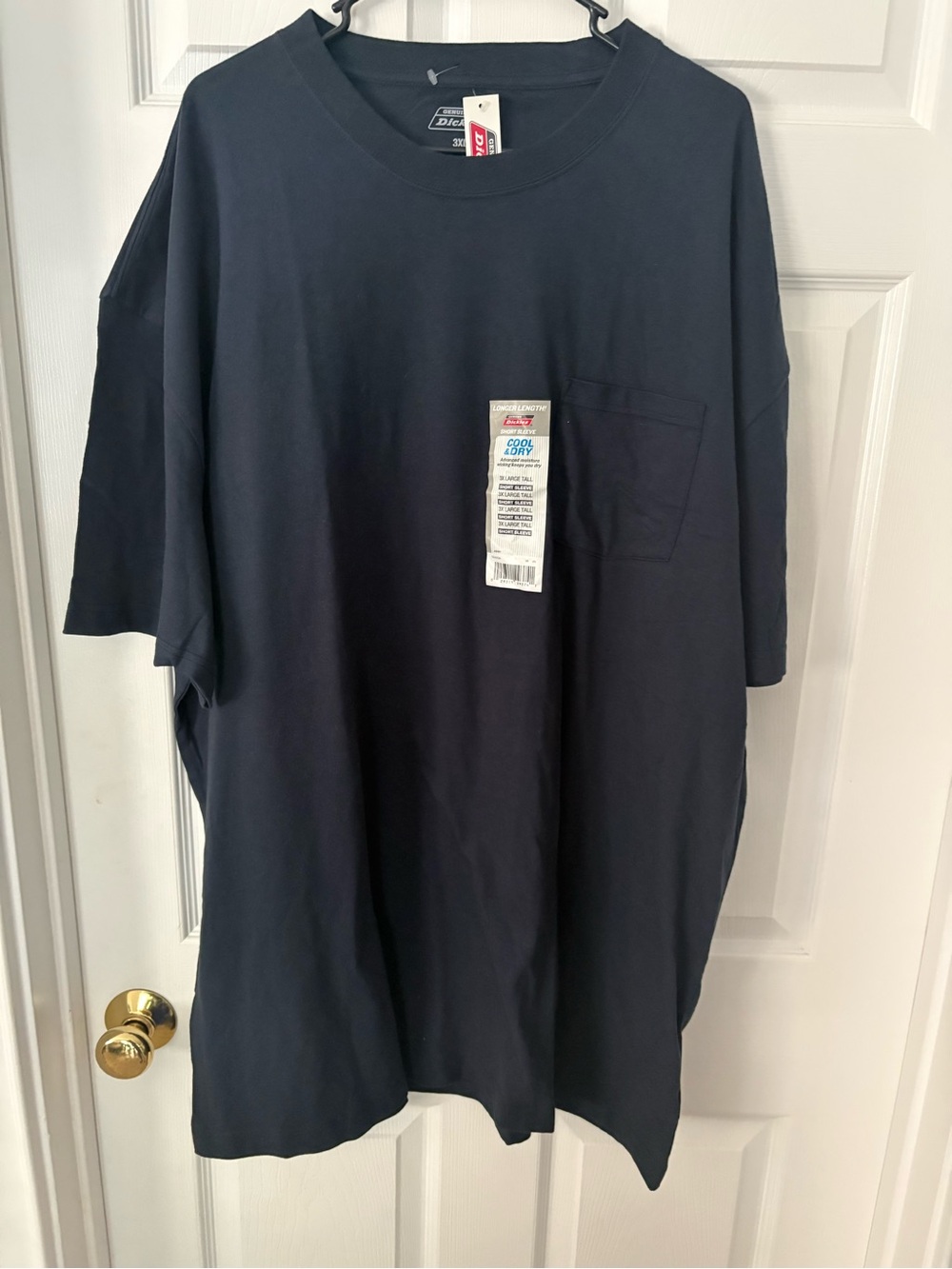 Dickies Men’s Pocket Short-Sleeve T-Shirt in Dark Navy 3XLT -New